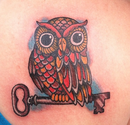 Tattoos - Owl - 98362